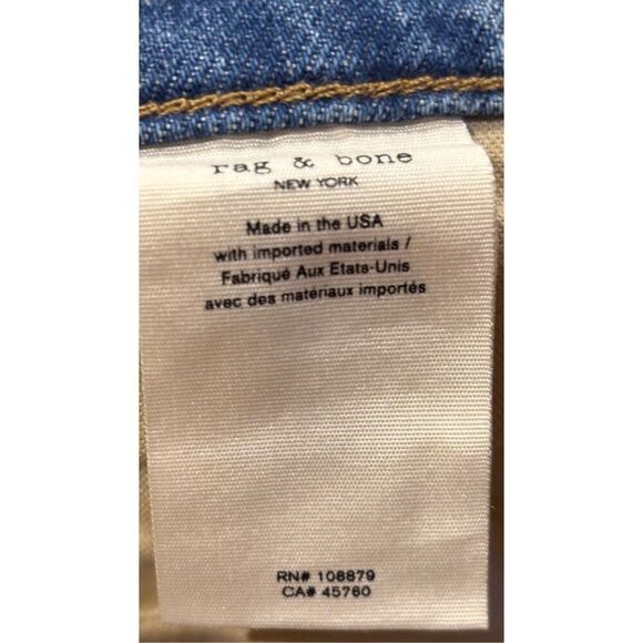 RAG & BONE NINA HIGH-RISE ANKLE CIGARETTE ALEXIS NWT Size 30 - Picture 10 of 10